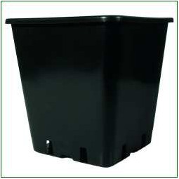 Fyrkantig kruka 12X12X13CM...